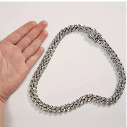 US LOCAL STOCK Hiphoppet Beautiful Hot Sale Luxury Alloy Dog Chain Sparkling Diamond