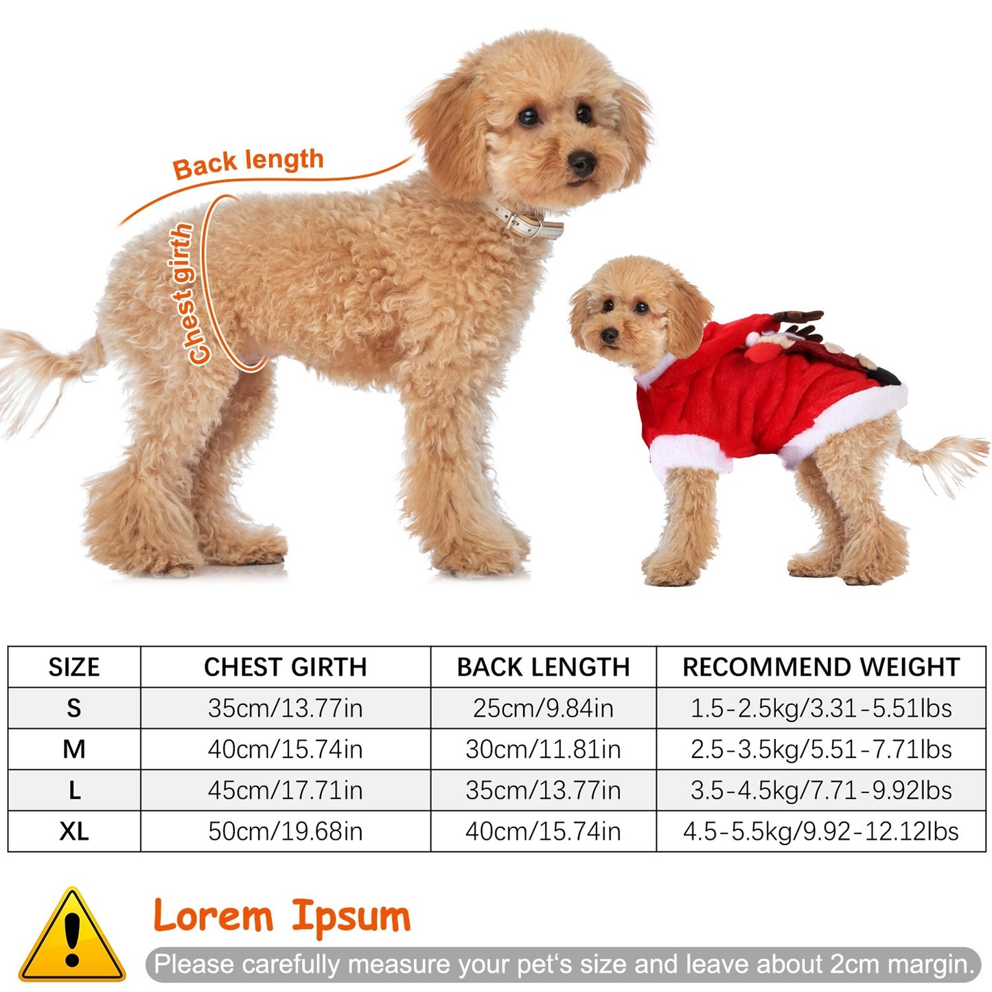 1Pc Pet Christmas Clothes