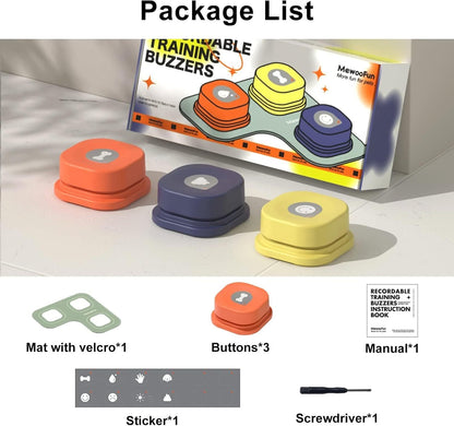 Dog Talking Buttons Set
